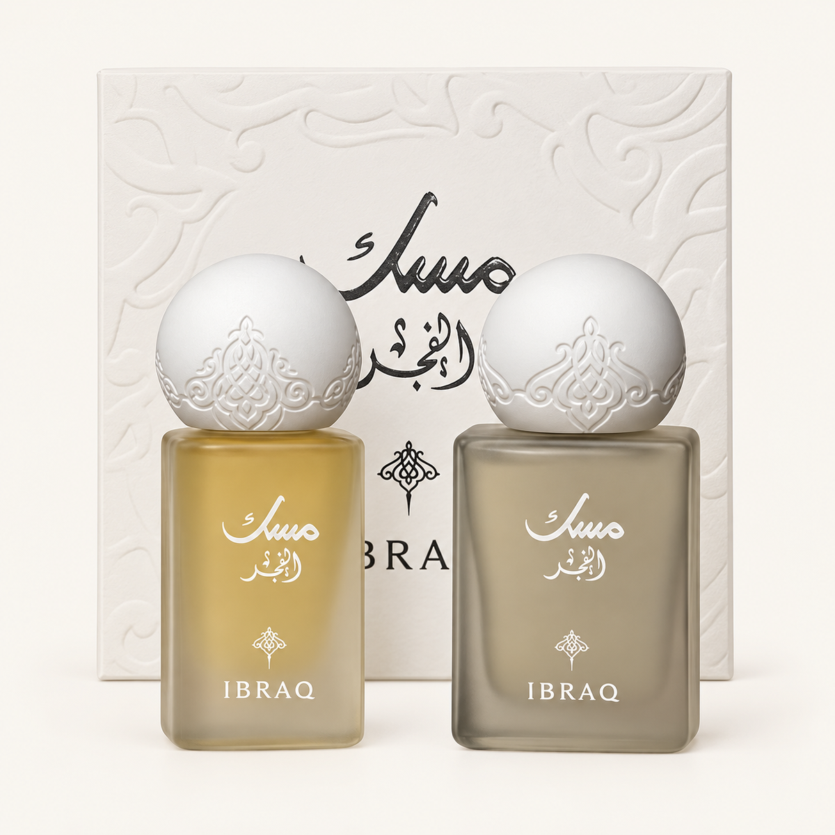 IBRAQ fajr mini musk set, 10 ml + 6 ml, studio presentation