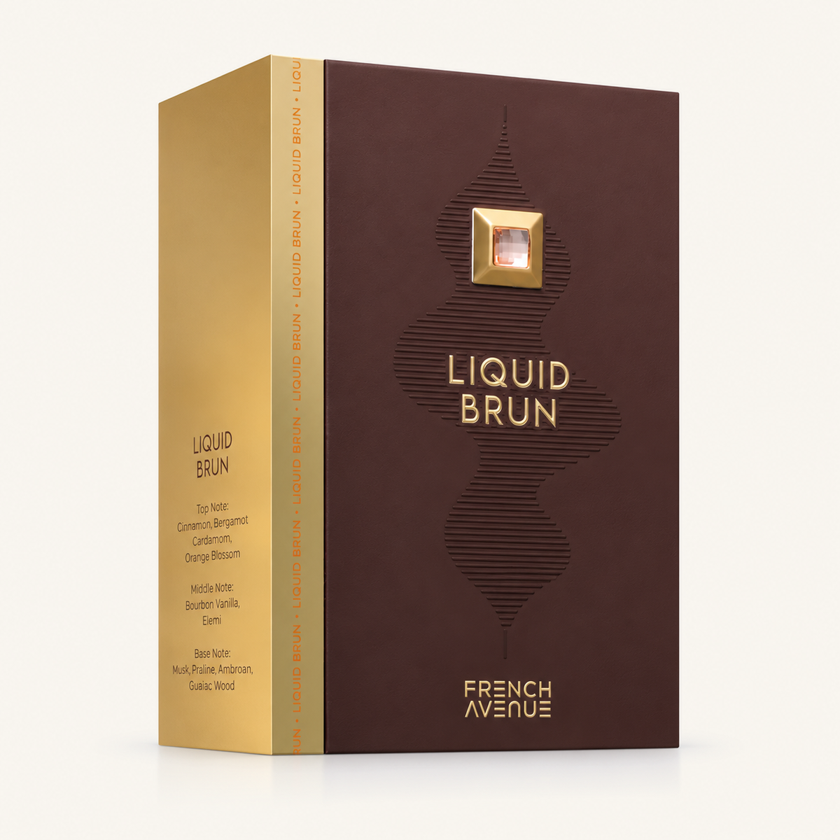 French Avenue Liquid Brun Eau de Parfum – 100 ml — presentation box