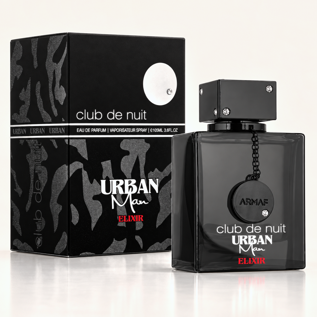 Armaf Club de Nuit Urban Man Elixir 105 ml — bottle and box